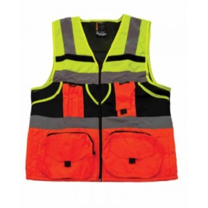 Pioneer Two-Tone Lime and Orange Neo Explorer Vest (Size XL)