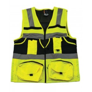Pioneer Neo Explorer Multi-Pocket Hi-Vis Vest - Lime (Size S)
