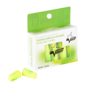 Pioneer Candy Corded Foam Earplugs SNR 38 dB - 5 Pairs