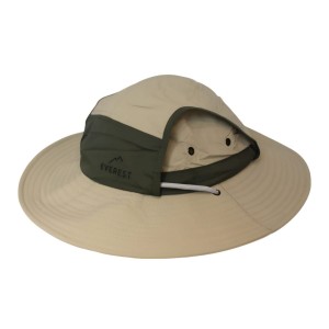 Pioneer Everest Multi Hat Wide Brim Outdoor Hat - Khaki