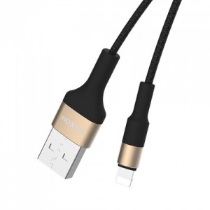 Moxom CC54 2m USB to Micro USB Cable - Black with Red Tip