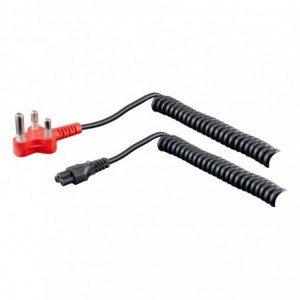 LinkQnet Dedicated IEC C5 Clover Coiled Power Cable 0.6 to 1.8M