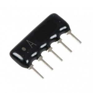 NETWORK RESISTOR SIL 05-PIN 4-RES 3K3 HRA-A05-332J