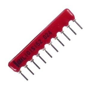 SIL Resistor Network 10-Pin 9-Resistor 1K5 HRA-A10-152-J