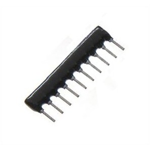 NETWORK RESISTOR SIL 10-PIN 5-RES 1K HRA-B10-102-J