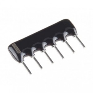 Network Resistor Sil 6-PIN 3-RES 100E RAB-06101G