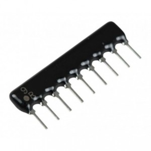 NETWORK RESISTOR SIL 09-PIN 8-RES 33K HRA-A09-333-J