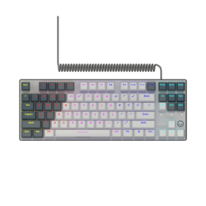 LORGAR Azar 514TKL Wired RGB Mechanical Gaming Keyboard White EN Layout