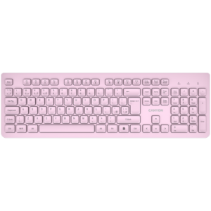 CANYON HKB-W01 UK/US AAA Wireless Pink Keyboard