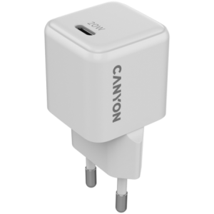 Canyon CU20C GaN 20W 1xPD EU Charger - White