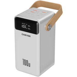 CANYON OnPower 610 Metal Power Bank 60000 mAh PD100W White