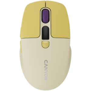 CANYON Mouse MW-26 LCD Silent Dual Mode Wireless Yellow