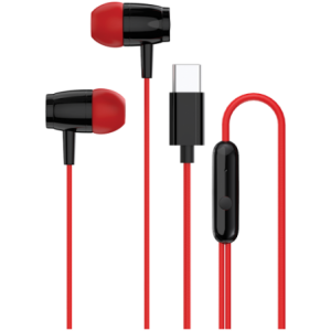 CANYON Headphones SEP-5 Type-C Red