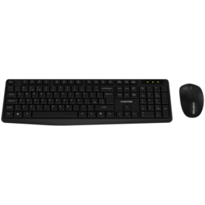 CANYON SET-W01 Wireless Keyboard and Mouse Set Black