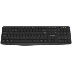 CANYON Keyboard KB-W01 Wireless Black
