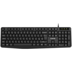 CANYON Keyboard KB-1 EN Wired Black