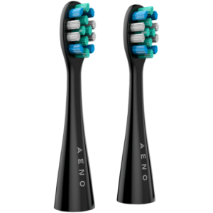AENO Replacement Toothbrush Heads for DB1S/DB2S - Black- 2 Pack