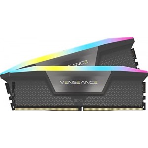 Corsair VENGEANCE RGB 32GB (2 x 16GB) DDR5 6000MHz RAM Kit - White