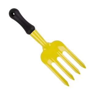 Industro Yellow Steel Garden Hand Tool Fork