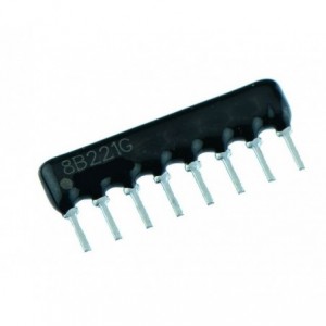 Resistor Network Sil 8-PIN 4-RES 10K HRA-B08-103-J