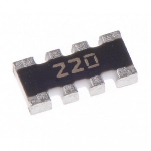 RESISTOR NETWORK SMD 8-PIN 4-RES 20K0 YC164-JR-07 20K