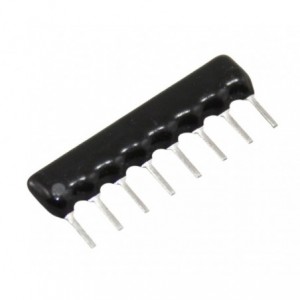 Resistor Network SIL 8-Pin 4-Res 68E HRA-B08-680J