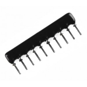 Resistor Network SIL 10-Pin 5-Res 220E HRA-B10-220G