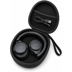 Tuff-Luv Shockproof EVA Hard Carry Case for Headphones - Black