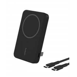 Belkin BoostCharge Pro Magnetic Power Bank with Qi2 15W 5000mAh - Black