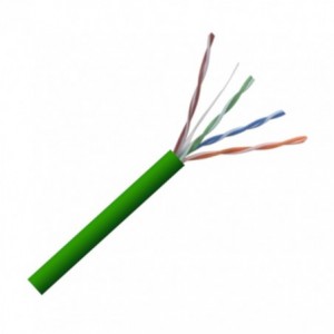 CAT6 UTP 8C Stranded Ethernet Cable Unscreened Green Per Meter UTP6FG