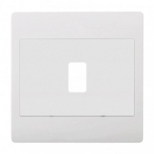 Synerji 4x4 Plate with 1-Way Grid - White