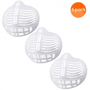 Face Mask Inner Support Bracket - More Space for Comfortable Breathing - Washable Reusable (3 Pack)