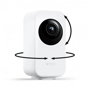 Wyze Indoor Cam Pan 2K Pan/Tilt Smart Security Camera