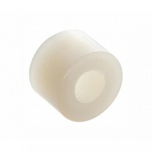 Tubular Plastic Spacer Clear ID3.2mm OD5mm L8mm 3-8 White