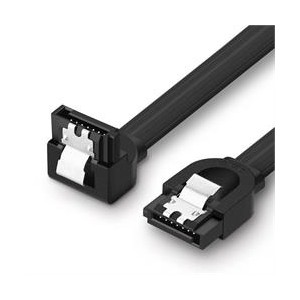 Ugreen 45cm 90° SATA III Data Cable - Black
