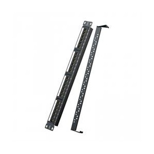 Ugreen 24 Port CAT6 LAN Cable Patch Panel- Black