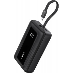 Anker Zolo Power Bank 20-000mAh 30W with Built-in USB-C Cable