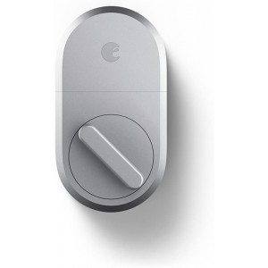 August Smart Lock - Keyless Home Entry with Your Smartphone - Silver
