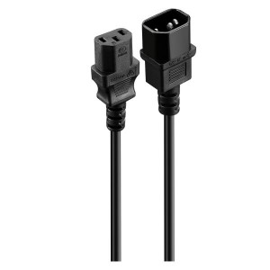 Volkano Presto Series Power Cable 3 pin IEC Extension 1.8m  10A - Black