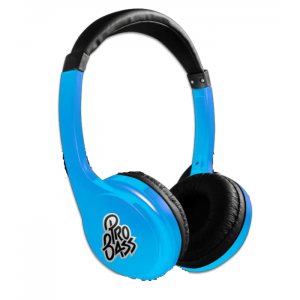 Pro Bass Elevate Series Auxiliary Headphone- Blue