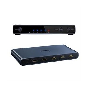 Ugreen HDMI 4 to 1 Quad Multi-Screen Viewer - Black