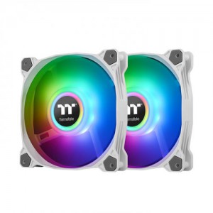 Thermaltake CL-F097-PL12SW-A Pure Duo 12 120mm ARGB Sync White 2 Pack Radiator Fan