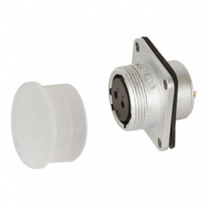 CIRCULAR POWER CONNECTOR M22 2W SOCKET PANEL MOUNT M595717A