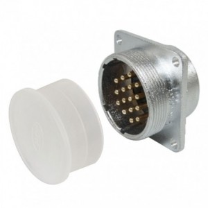 CIRCULAR POWER CONNECTOR M30 20W PLUG PANEL MOUNT M595723T