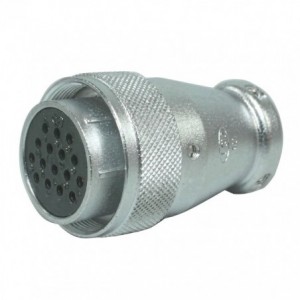 CIRCULAR POWER CONNECTOR M30 26W SOCKET IN-LINE M595721Z
