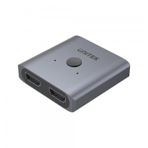 Unitek 4K Aluminium HDMI 2.0 Switch 2-To-1 Bi-Directional
