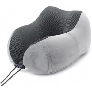 Casey U-Shaped Large Travel Neck Pillow Grey