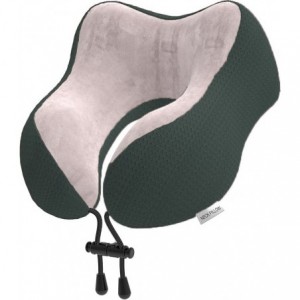 Casey U Shaped Large Travel Neck Pillow Green