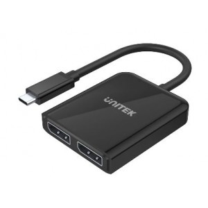 Unitek 8K USB-C to DisplayPort 1.4 Adapter with MST Dual Monitor