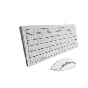 Macally Full Size USB Keyboard and Optical USB Mouse Combo for Mac